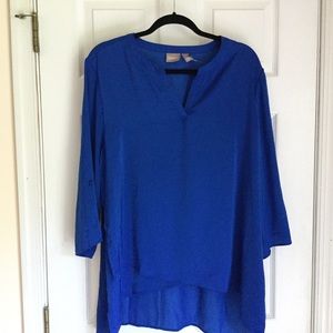 Chico’s Top Size XL or 3 or 16 Enamel Blue